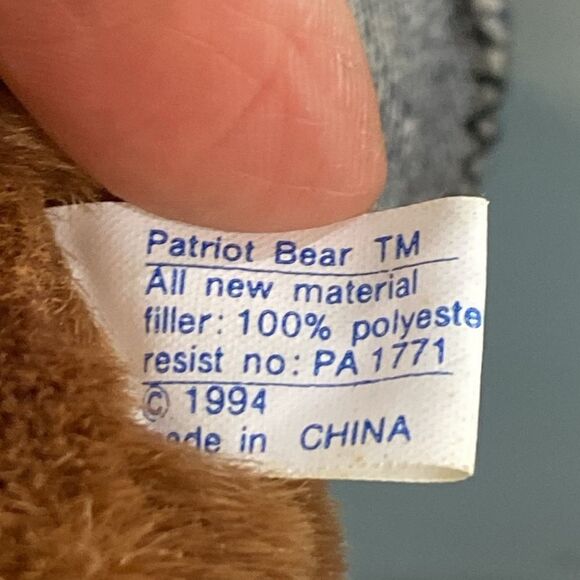 Vintage J.J. WIND INC. Limited Edition Smokey The Bear Large Stuffed Plush - Picture 11 of 17